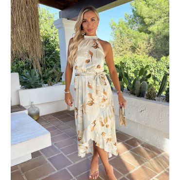 Women's Multicoloured Floral Print Maxi Dress AX Paris New Look