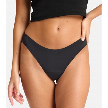 Women's Black Light Flow Seamfree Period Thong Modibodi New Look