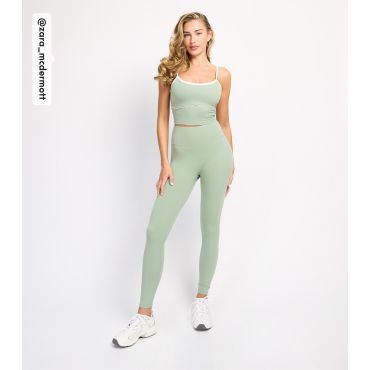 Women's by Zara McDermott Green Leggings Rise New Look