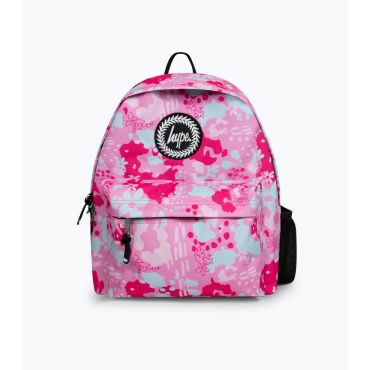 Pink Leopard Floral Backpack HYPE New Look