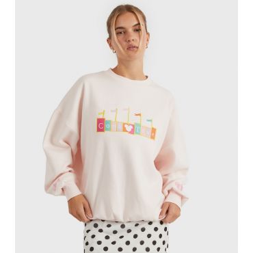 Women's Light Pink Disney Where Dreams Do Come True Sweatshirt Skinnydip New Look