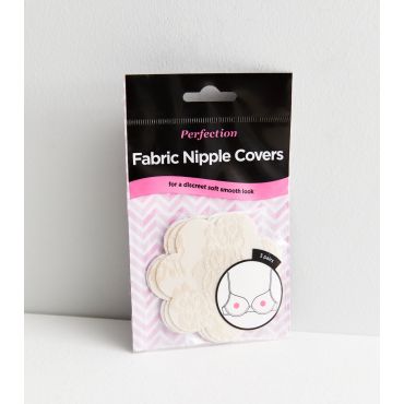 Women's Pale Pink Fabric Nipple Covers New Look
