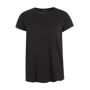 Women's Plus Size Black Crew Neck Short Sleeve T-Shirt Curves New Look