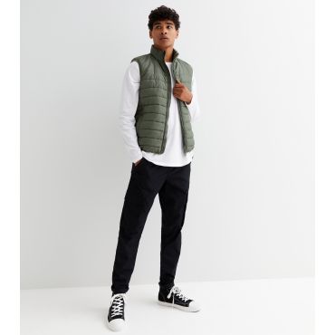 Men's Black Ripstop Cargo Trousers New Look
