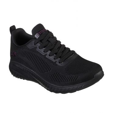 Women's Black Bobs Squad Chaos Face Off Trainers Skechers New Look