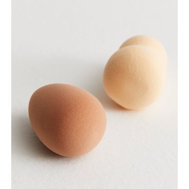 2 Pack Brown Beauty Sponges New Look