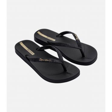 Women's Black Anatomic Lolita Flip Flops Ipanema New Look