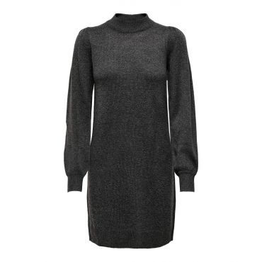 Women's Petite Dark Grey Knit High Neck Mini Dress JDY New Look