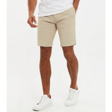 Men's Stone Chino Shorts Threadbare New Look