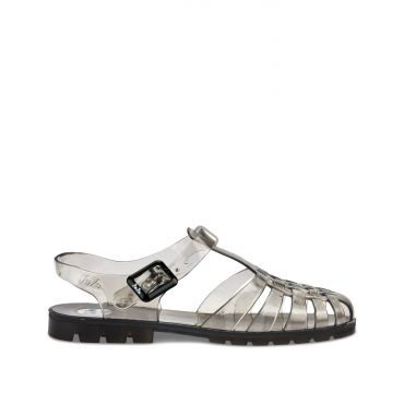 Women's Dark Grey Jelly Sandals JuJu New Look