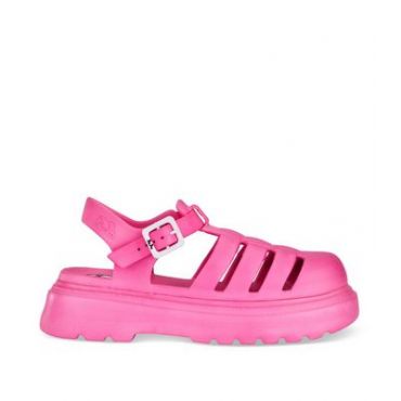 JUJU Pink Chunky Jelly Sandals New Look