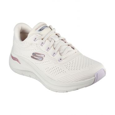 Women's Cream Arch Fit Big League Trainers Skechers New Look