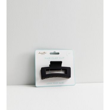 Creations Black Square Claw Hair Clip Danielle New Look
