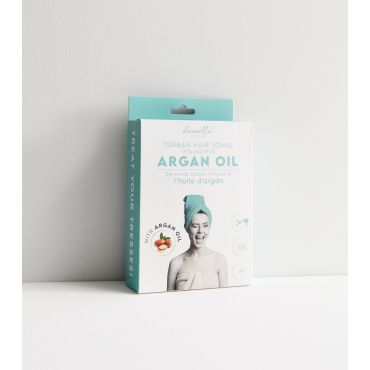 Creations Mint Green Argan Oil Hair Towel Danielle New Look