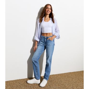 Women's Pale Blue Straight Fit Jeans ONLY New Look