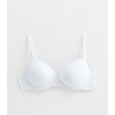 Girls' White Underwired T-Shirt Bra New Look