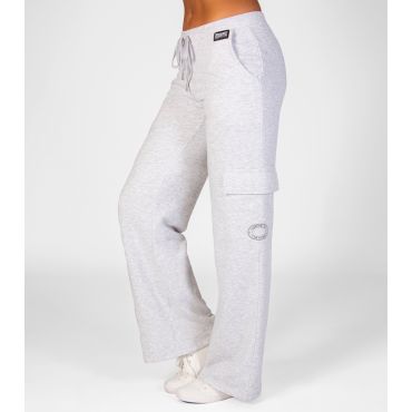 Women's Grey Wide Leg Cargo Joggers Pineapple New Look