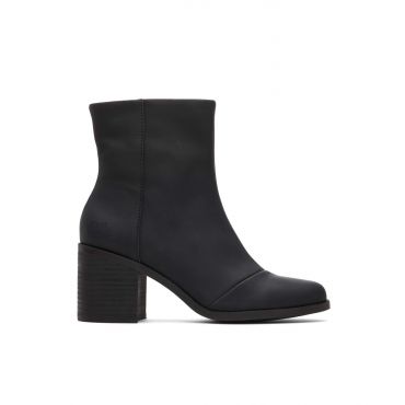 Women's Black Evelyn Block Heel Chelsea Boots Toms New Look