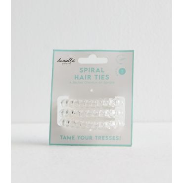 Creations Spiral Hair Ties Danielle New Look