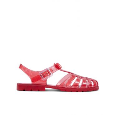 Women's Reilly Dark Red Fisherman Jelly Sandals JuJu New Look