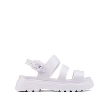 Women's Sunny White Chunky Jelly Fisherman Sandals JuJu New Look