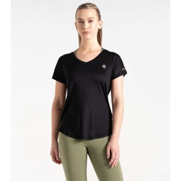 Women's Black Lightweight Vigilant T-Shirt Dare 2b New Look
