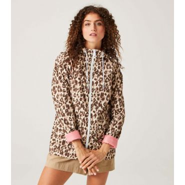 Women's Brown Leopard Print Bayletta Waterproof Jacket Regatta New Look