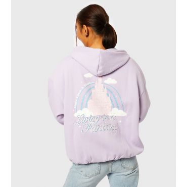 Women's Lilac Living in a Fantasy Oversized Hoodie Skinnydip New Look