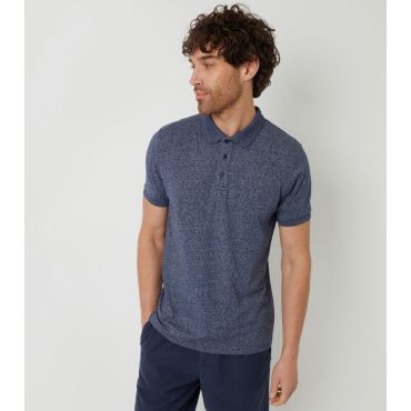 Men's Blue Slim Polo Shirt Threadbare New Look