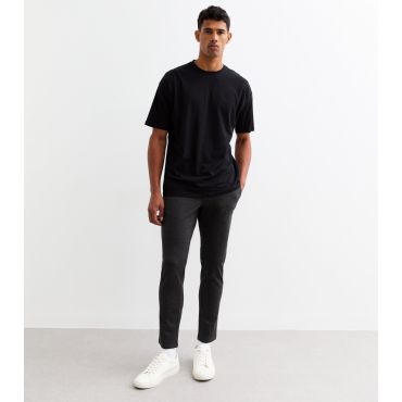 Men's Dark Grey Slim Trousers Only and Sons New Look