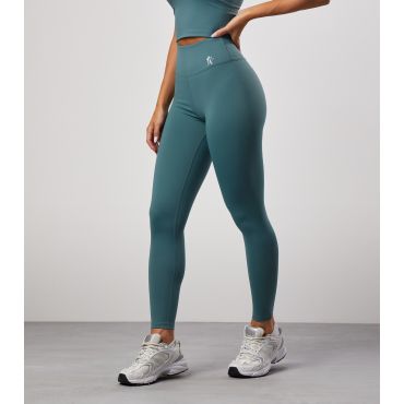 Women's Turquoise Gym Leggings Gym King New Look