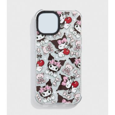 Kuromi Iridescent Bow Iphone Case Skinnydip New Look