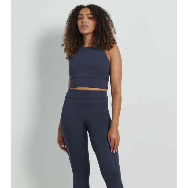 Women's by Zara McDermott Navy Active High Neck Vest Rise New Look