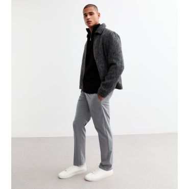 Men's Regular Grey Tailored Joggers Jack & Jones New Look