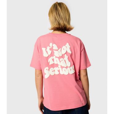 Women's Pink It's Not That Serious T-Shirt Skinnydip New Look