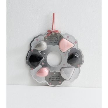 Creations Pack of 6 Grey Beauty Sponges and Puffs Danielle New Look