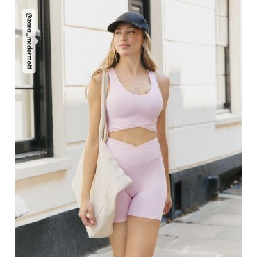 Women's by Zara McDermott Pink Crossover Front Top Rise New Look