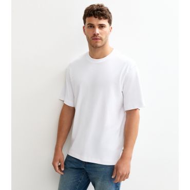 Men's White Crew Neck T-Shirt Jack & Jones New Look