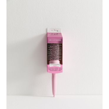 Pink Medium Ceramic Round Hair Brush Brushworks New Look