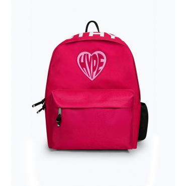 Pink Applique Heart Backpack HYPE New Look