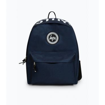 Navy Block Backpack School HYPE New Look