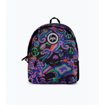 Multicoloured Wavey Baby Backpack HYPE New Look