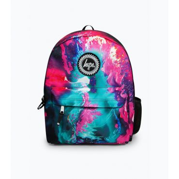 Multicoloured Explosion Backpack HYPE New Look