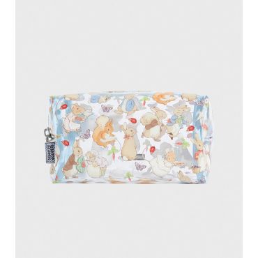 Blue Peter Rabbit Print Make Up Bag Skinnydip New Look