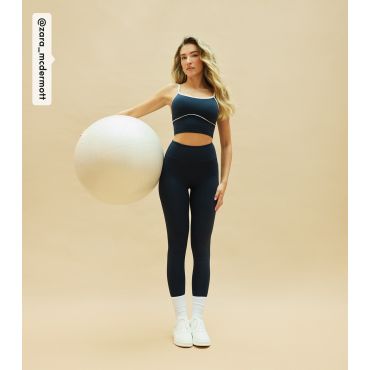 Women's by Zara McDermott Navy High Waisted Leggings Rise New Look