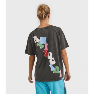 Women's Dark Grey Antisocial T-Shirt Skinnydip New Look