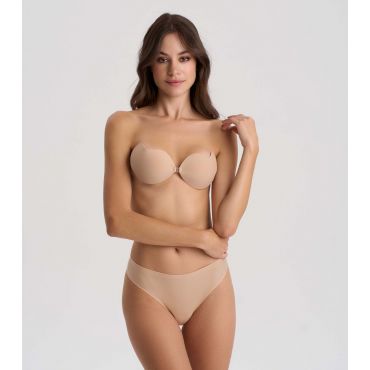 Women's Tan Stick On Mango Bra Nude Intimates New Look