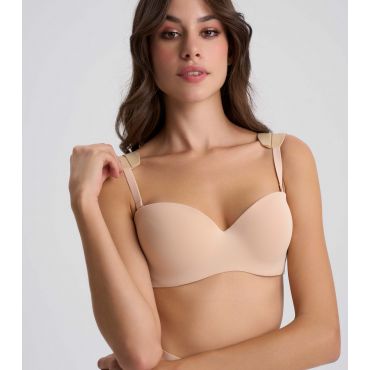 Women's Tan Shoulder Strap Pads Nude Intimates New Look