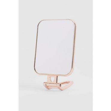 Miroir De Voyage Pliable À Poser Sur Table - Jaune Or - One Size, Jaune Or