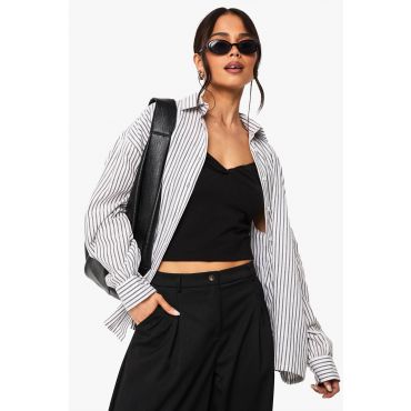 boohoo Femmes Twist Front Sweetheart Neckline Cap Sleeve Top | Noir | Taille: 38